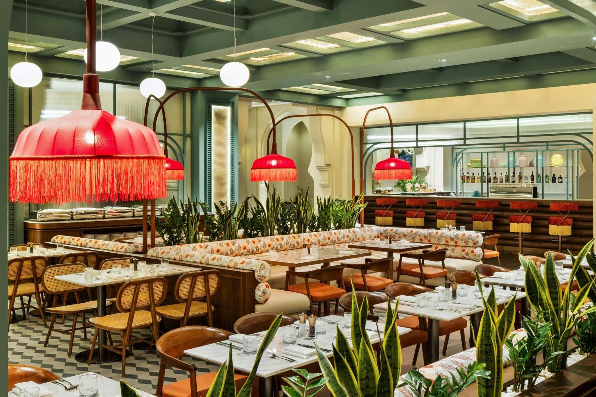 อัจมัน ซารัย อะ ลักชัวรี คอลเลคชั่น รีสอร์ต อัจมัน Hotel อัจมาน ภายนอก รูปภาพ The interior of the restaurant